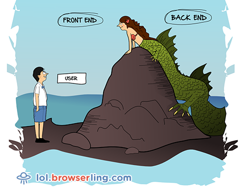 Front end vs Back end